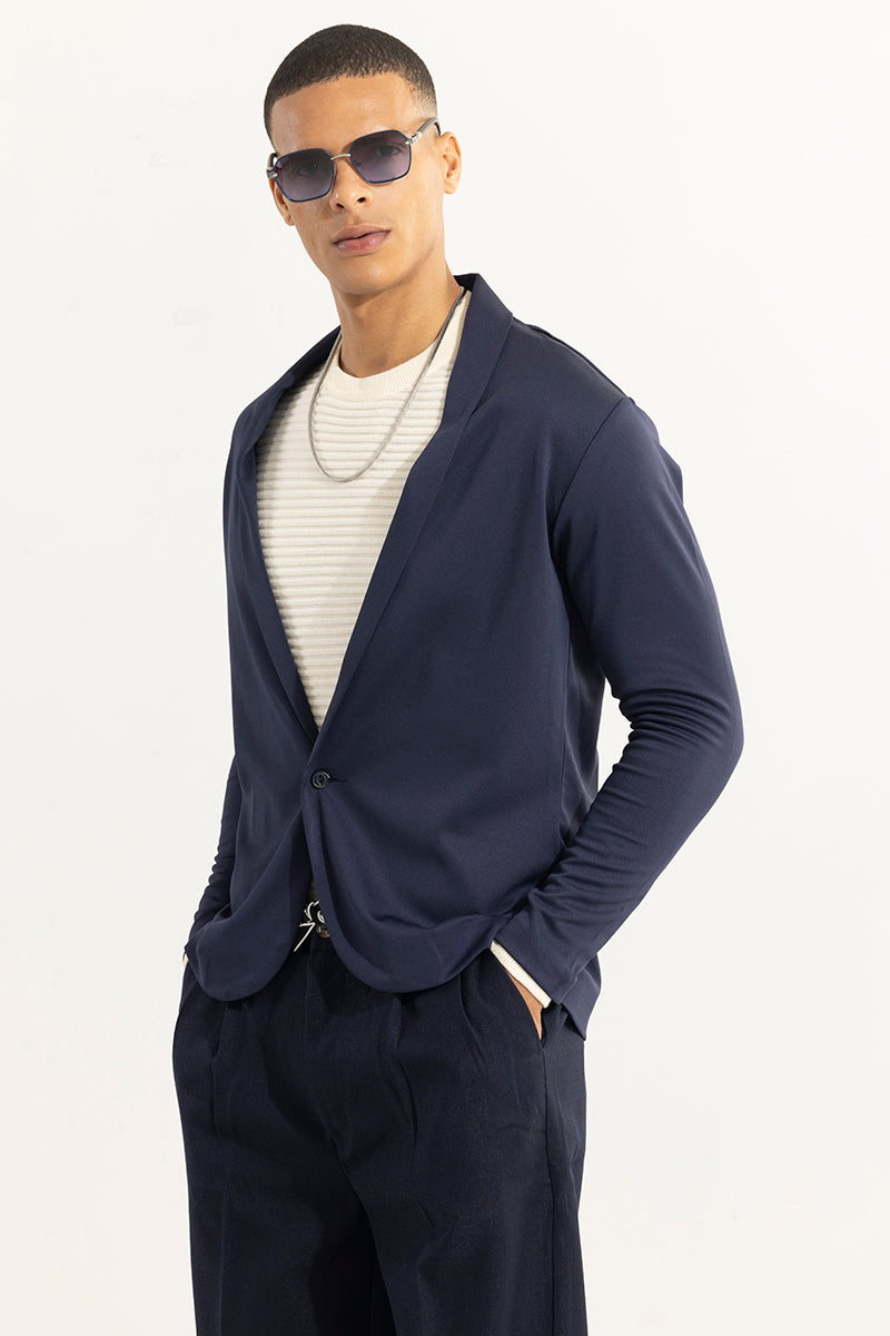 SNITCH Tensile Navy Light Weight Blazer - view 3