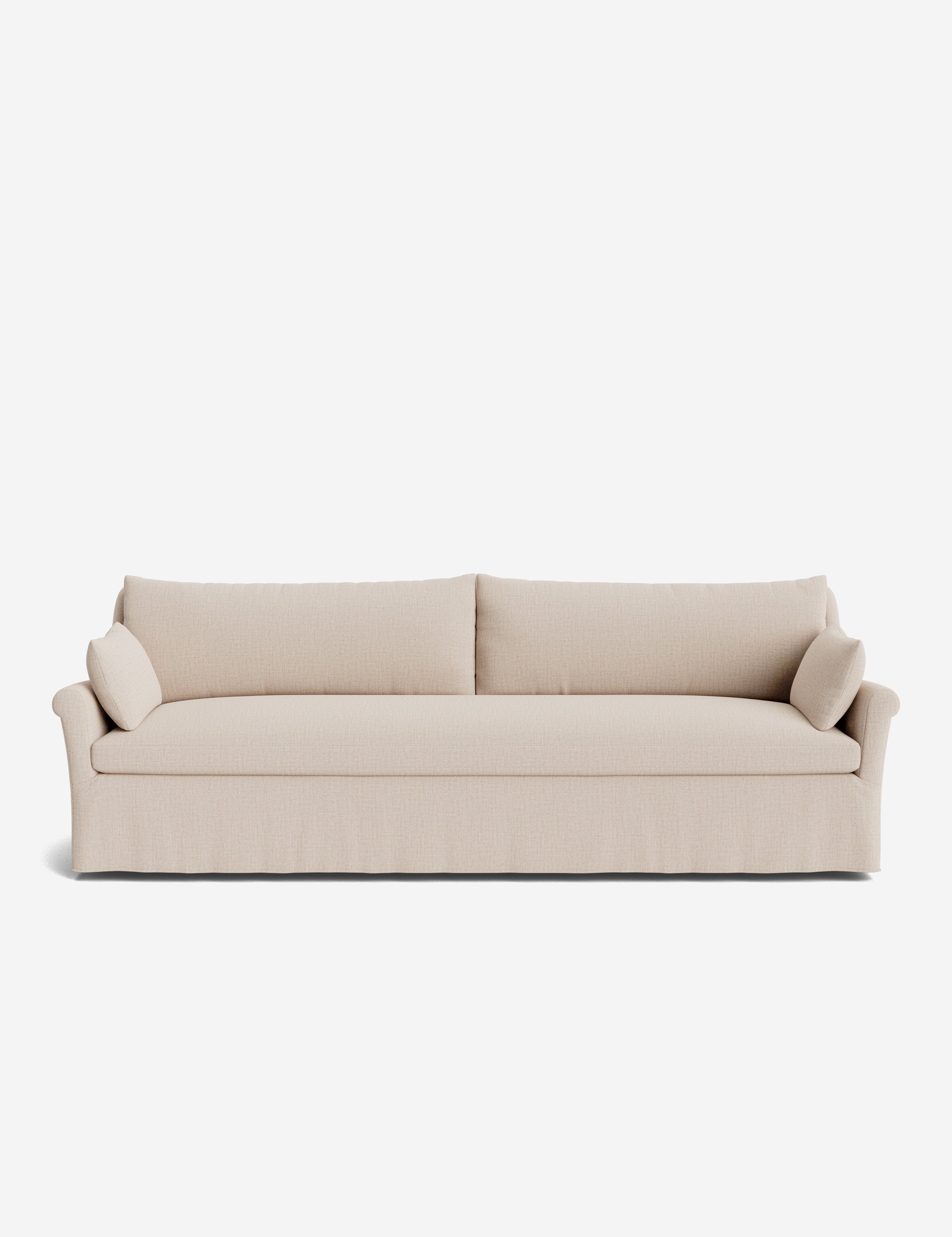 Lulu and Georgia Portola Rolled Arm Slipcover Sofa - view 138