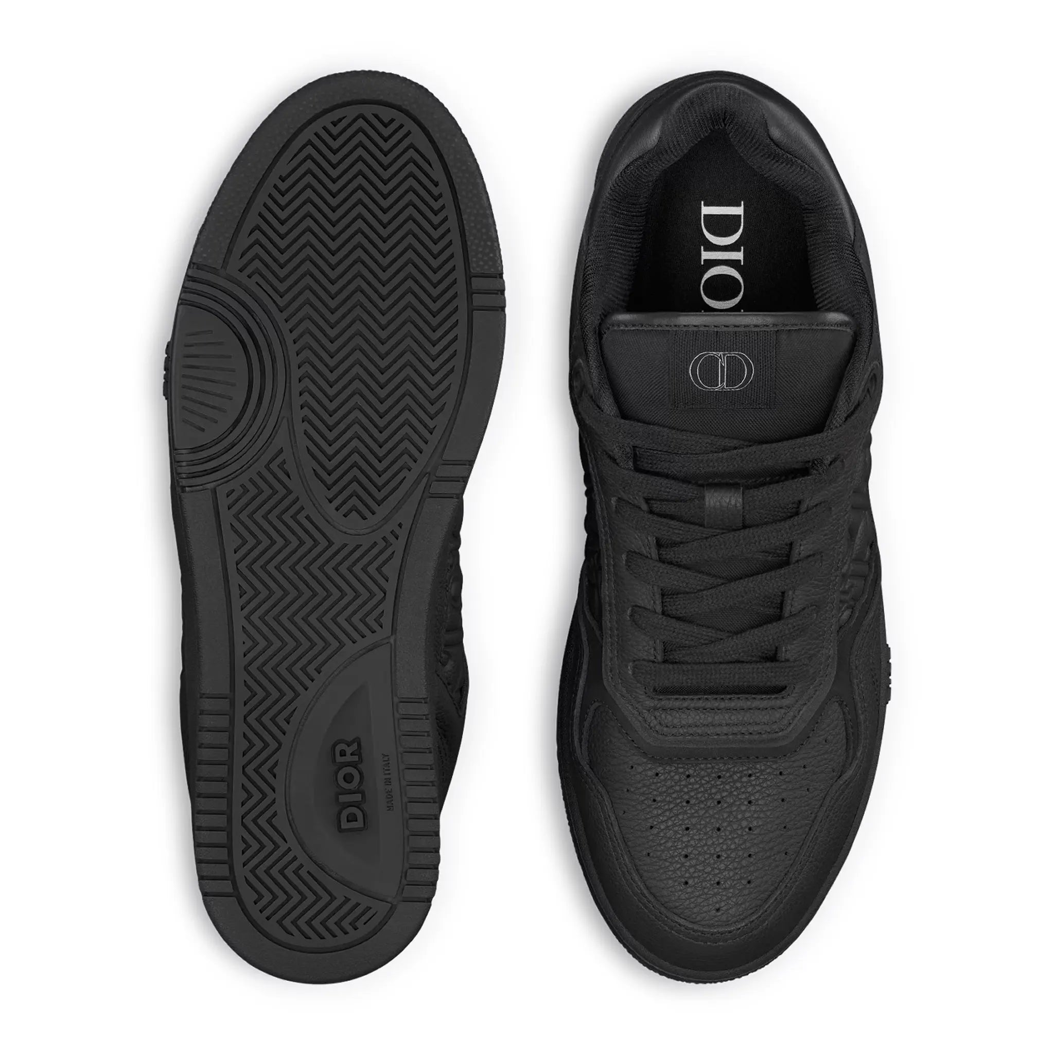 Dior B27 Uptown Black Grained Calfskin Sneaker - view 5