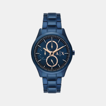 Armani Exchange Dante Men Quartz Blue Dial Multi-Function Stainless Steel Watch AX1881 - view 2