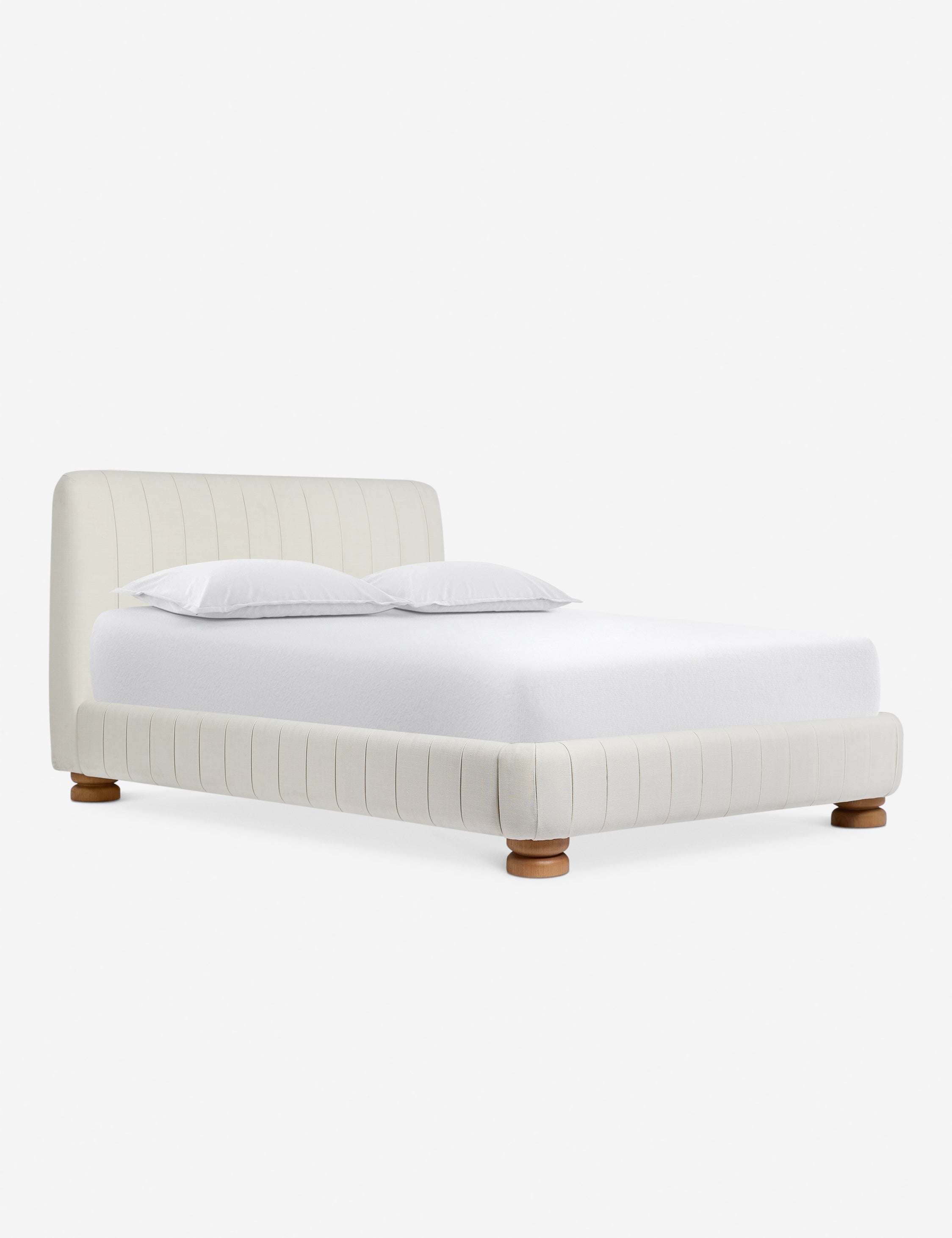 Lulu and Georgia Koppel Platform Bed – Natural Linen Weave - view 3