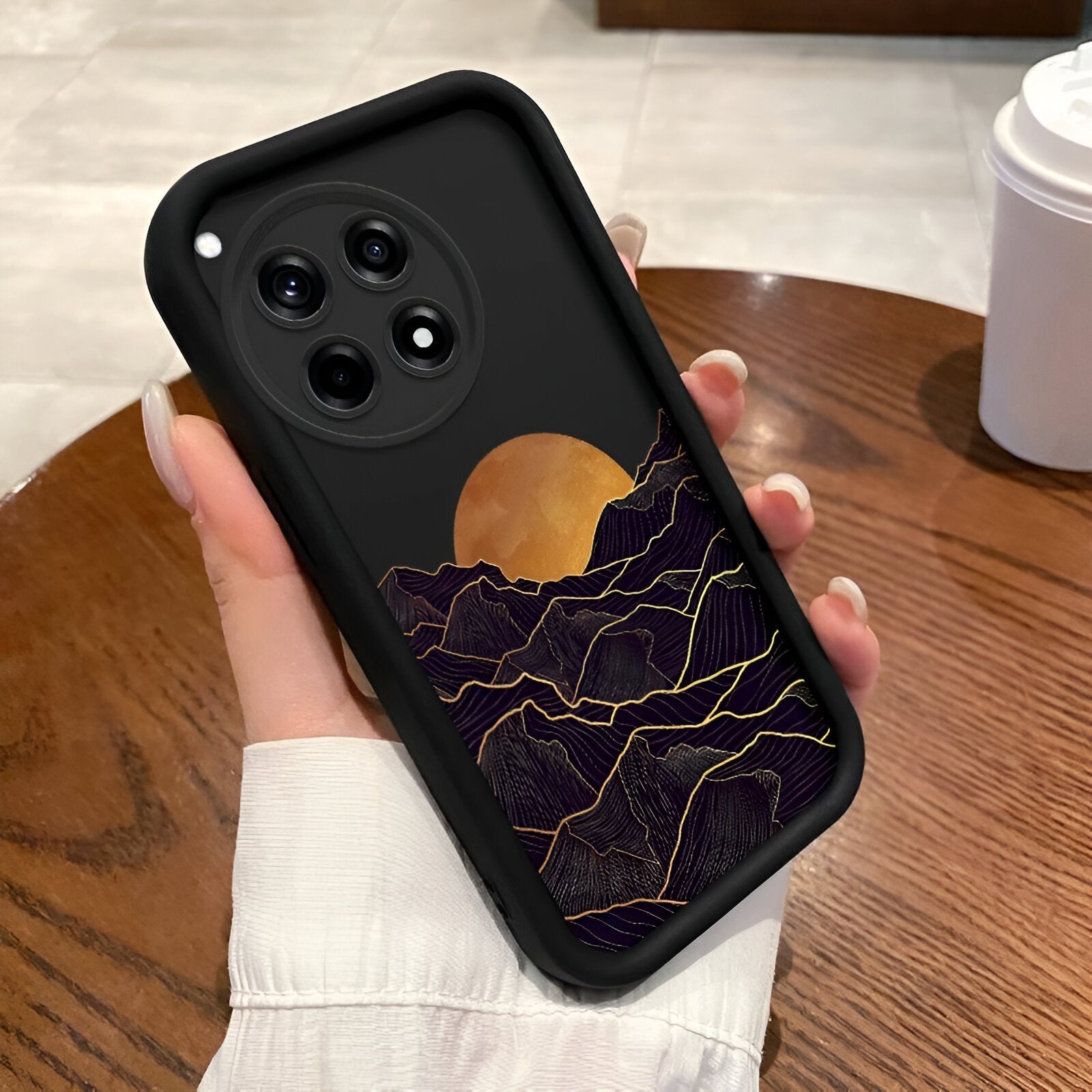 Black phone cases – Million Cases Moonrise – Black