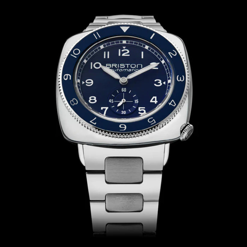 Briston Clubmaster Legend Men Automatic Navy Blue Dial Analog Stainless Steel Watch 241639.PS.L.15.SB - view 3