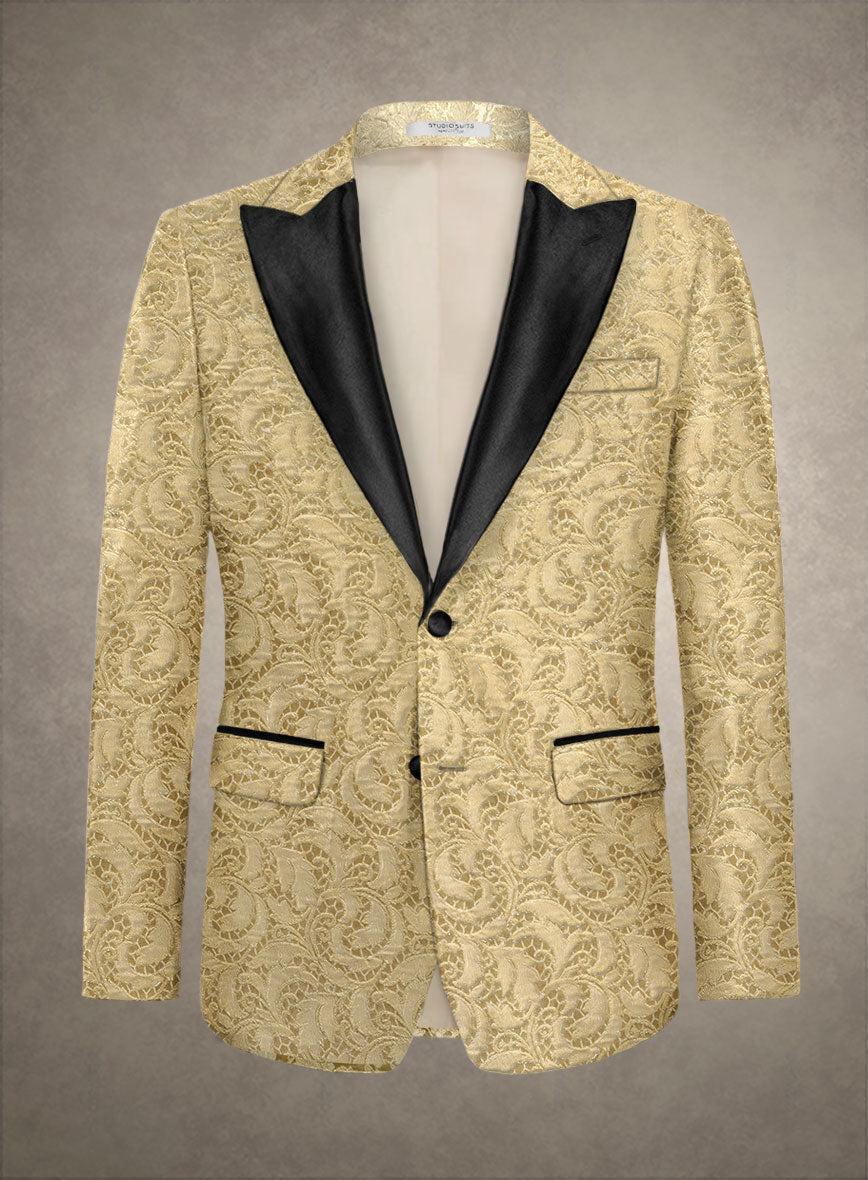 StudioSuits Italian Silk Lerion Tuxedo Blazer
