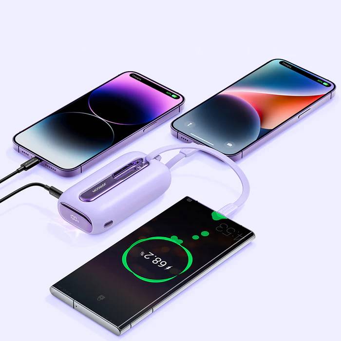 Million Cases Mini Compact 22.5W 10000mAh Power Bank with Dual Cables - view 3