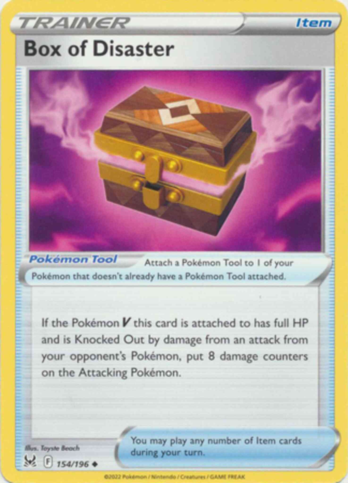 Pokémon Box of Disaster - 154/196 - Uncommon [swsh11-154] [Non-Holo]