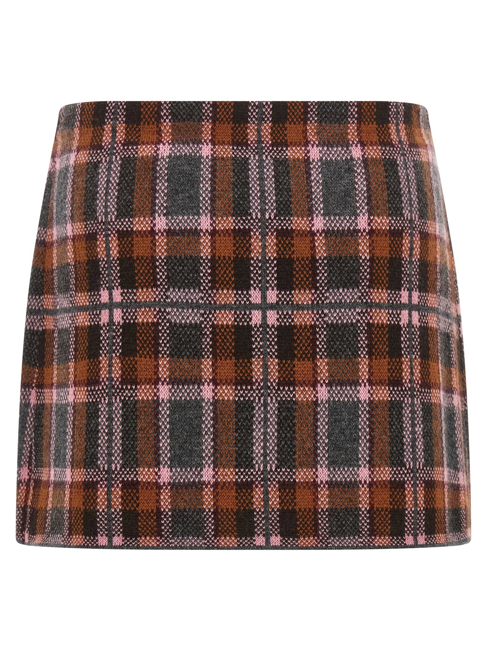 Guest In Residence Tartan Skirt – 70% wool 30% cachemire - view 2