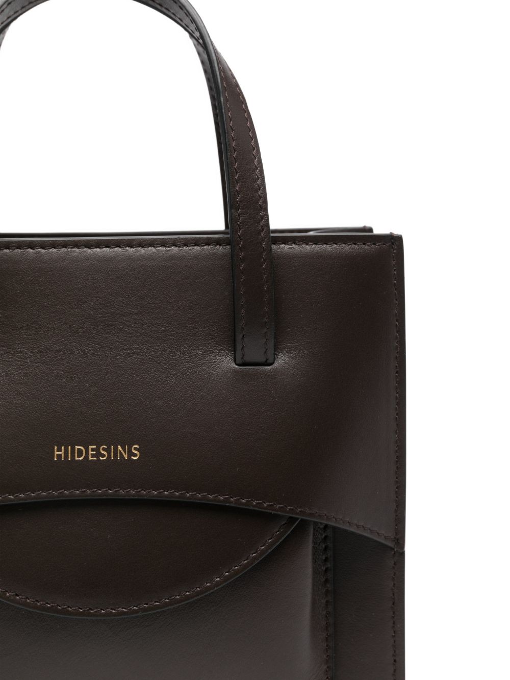 Hidesins Croc-Effect Top Handle Bag – 100% Calf Leather - view 3