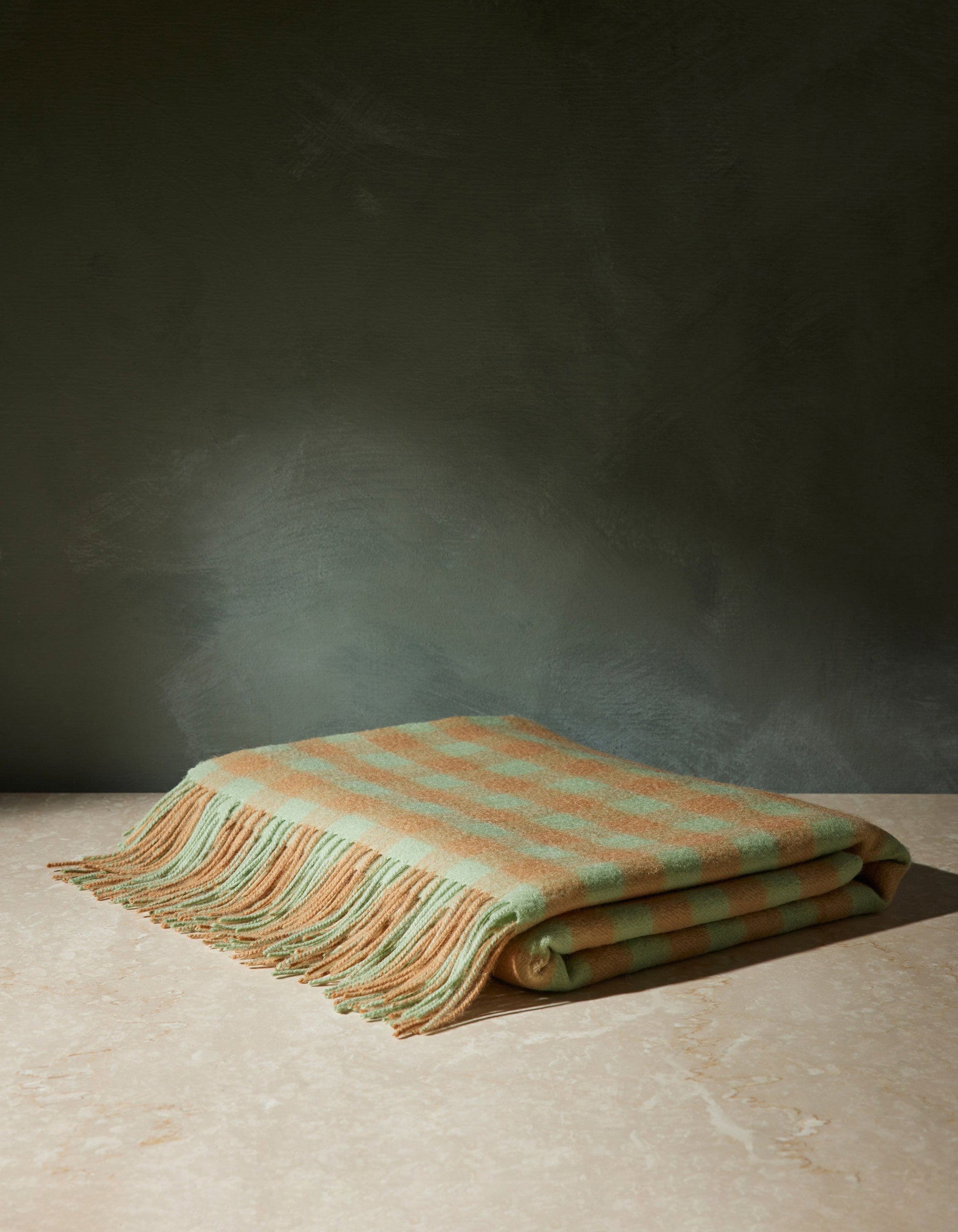 Lulu and Georgia Lambswool Throw by TBCo - view 2