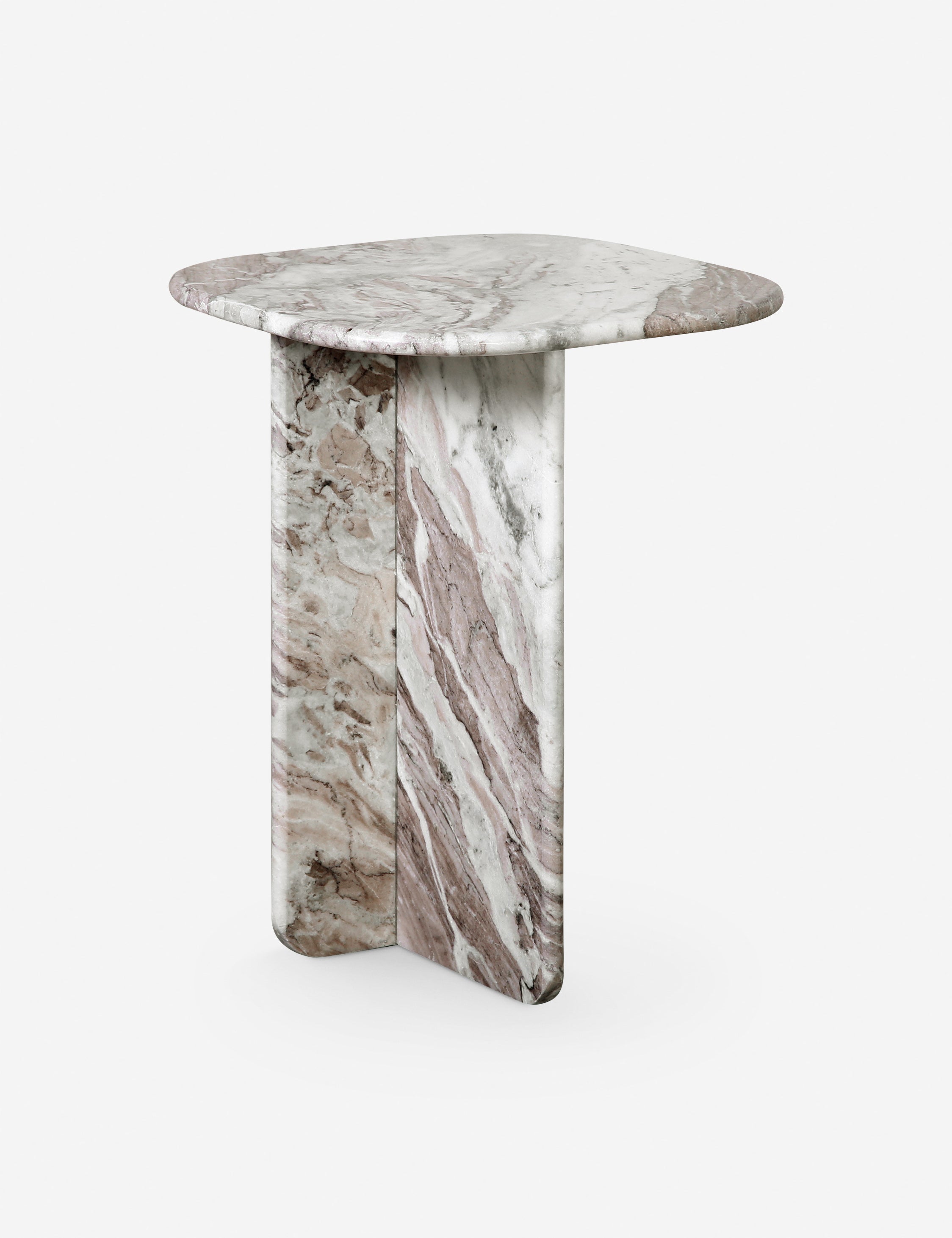 Lulu and Georgia Pereda Side Table – Brown Marble - view 2
