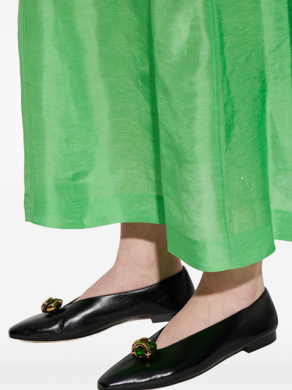 JIMMY CHOO Flat shoes BLACK – 100% Lamb - view 4