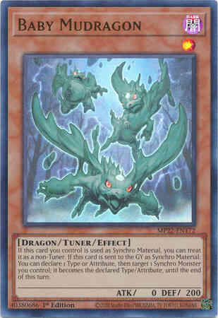 Yu-Gi-Oh! Baby Mudragon - MP22-EN172 - Ultra Rare - 1st Edition