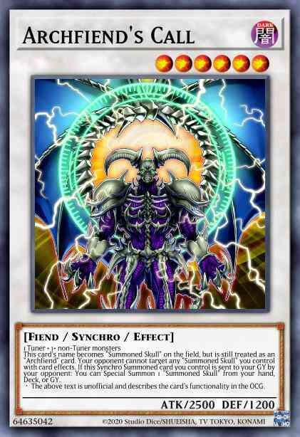 Yu-Gi-Oh! Archfiend's Call - FIGA-EN032 - Secret Rare - 1st Edition
