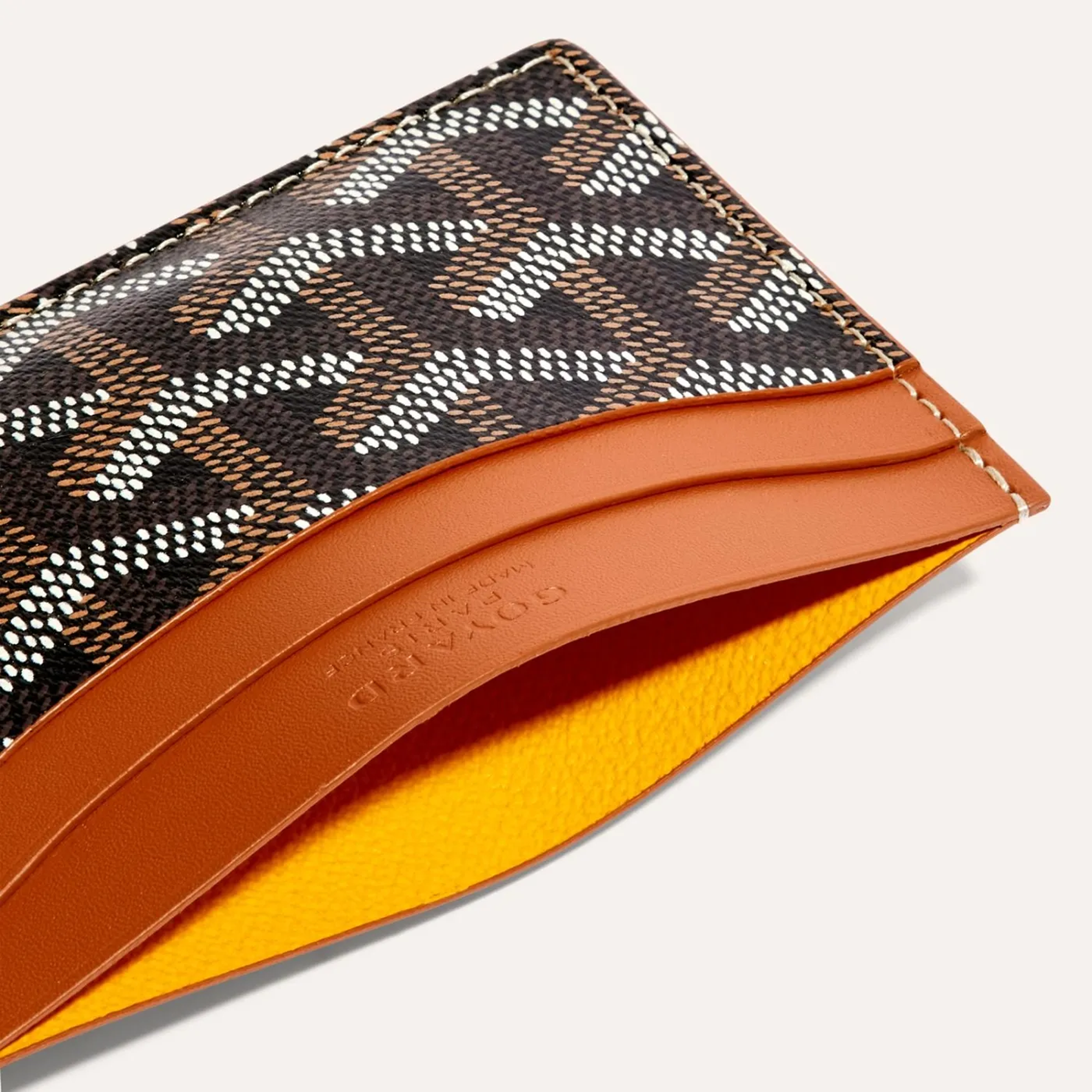 Goyard Saint-Sulpice Card Wallet Black & Tan - view 2