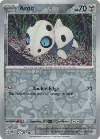Common sv06-120 reverse – Pokémon Aron - 120/167 - Common [sv06-120] [Reverse Holo]