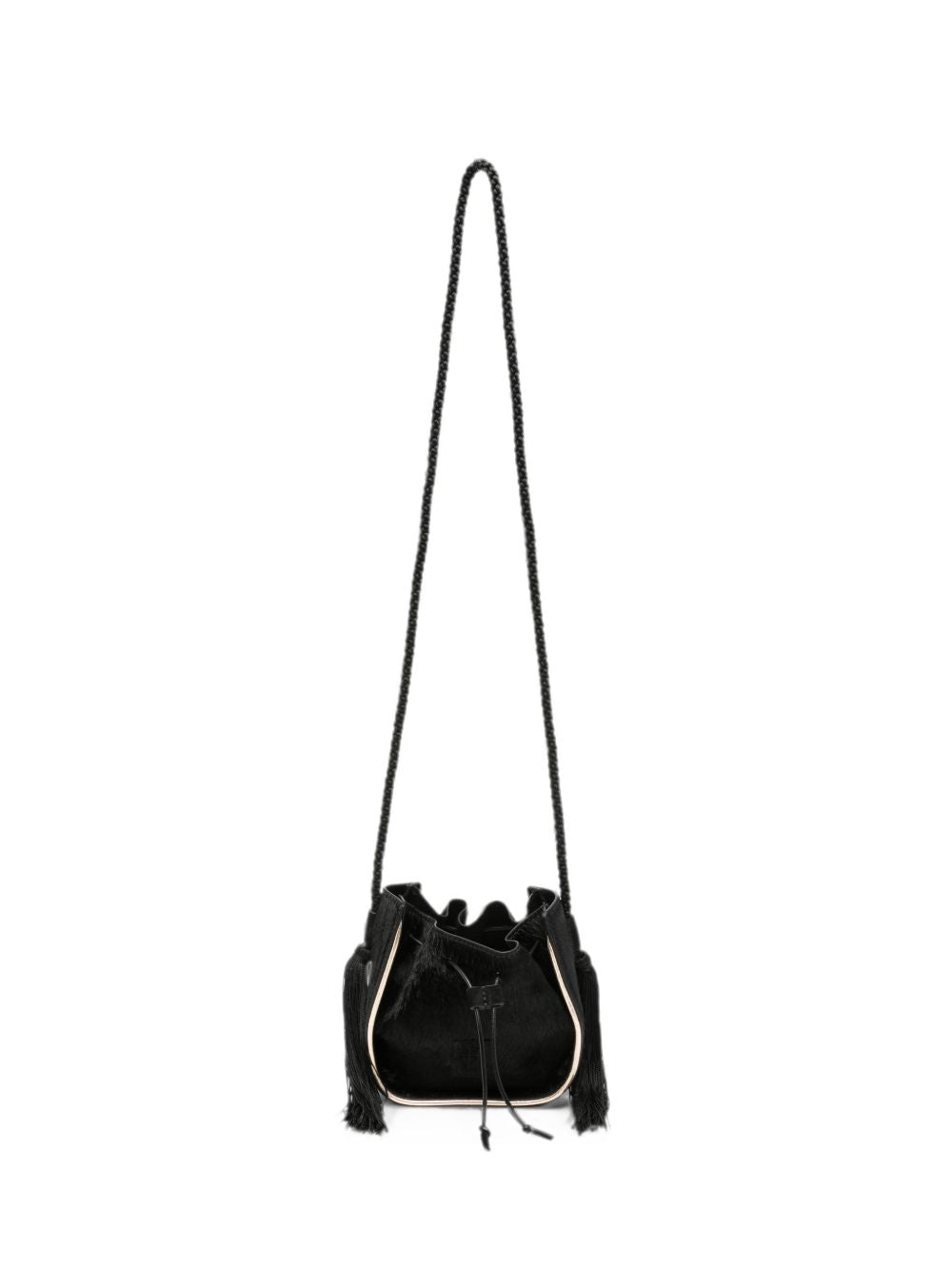 Forte Forte Calf Hair Drawstring Bag – 100% Leather