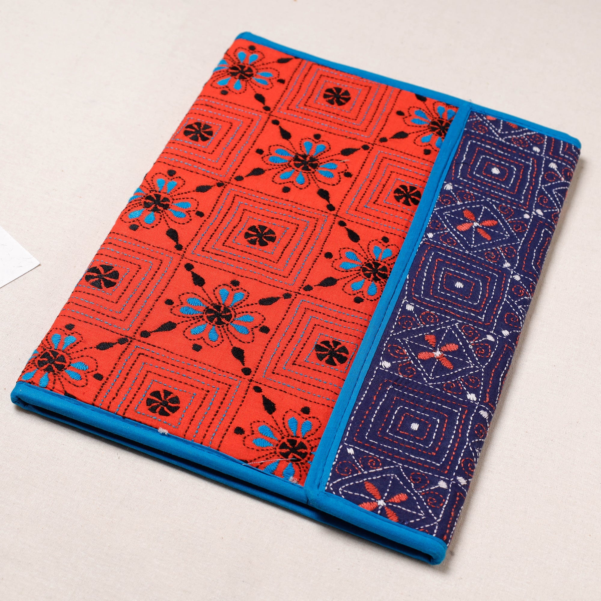 ASALKAAR Bengal Kantha Work Handcrafted File Folder - view 2