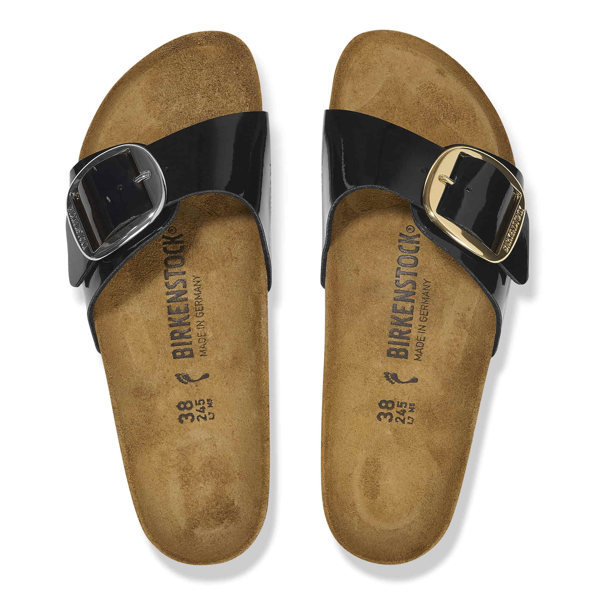 Birkenstock Madrid Big Buckle Birko-Flor Patent - view 2