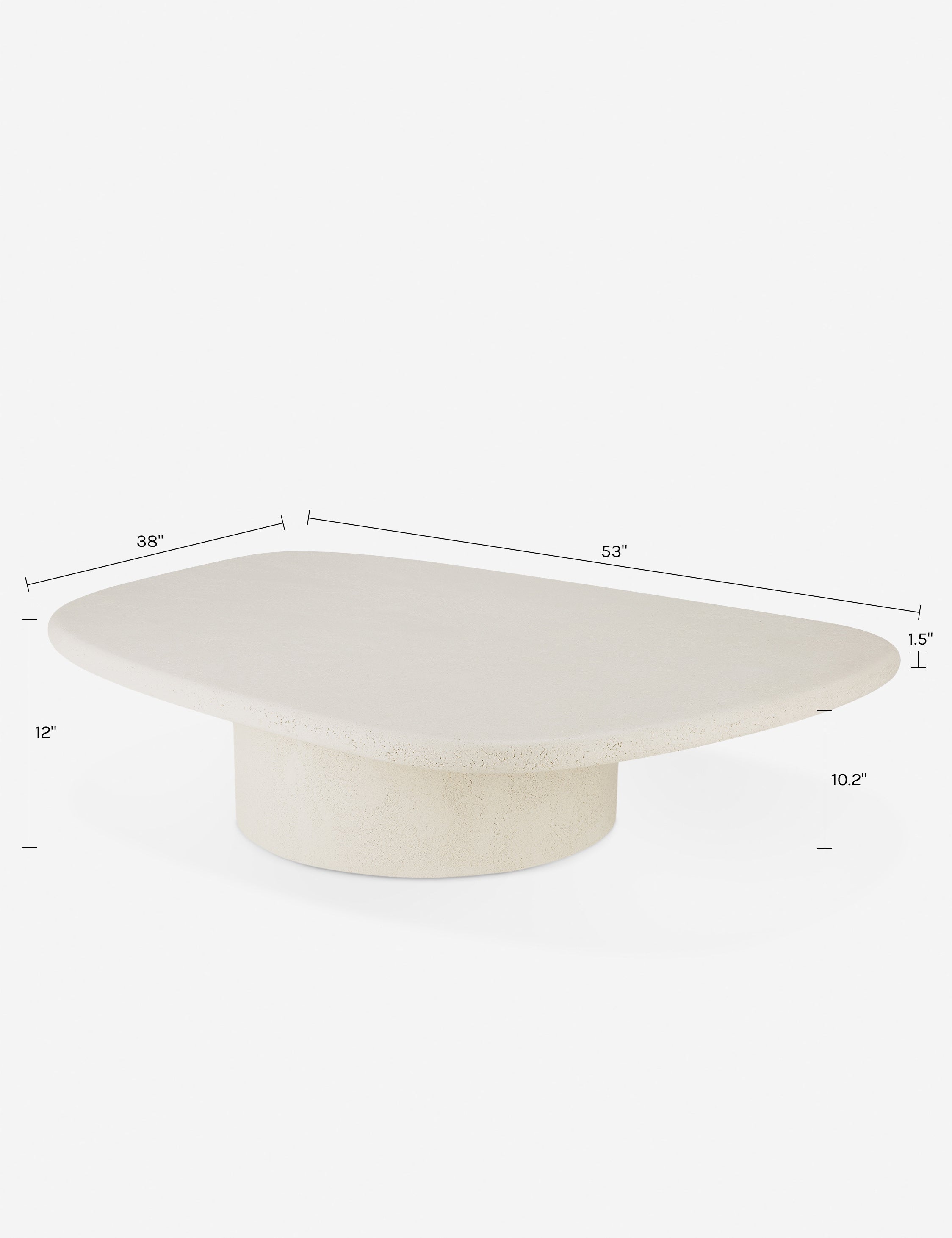 Lulu and Georgia Solomon Coffee Table – Ivory - view 10