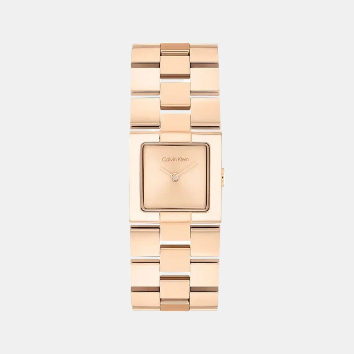 Calvin Klein Ck Meridian Women Quartz Light Rose Gold Dial Analog Stainless Steel Watch 25100090