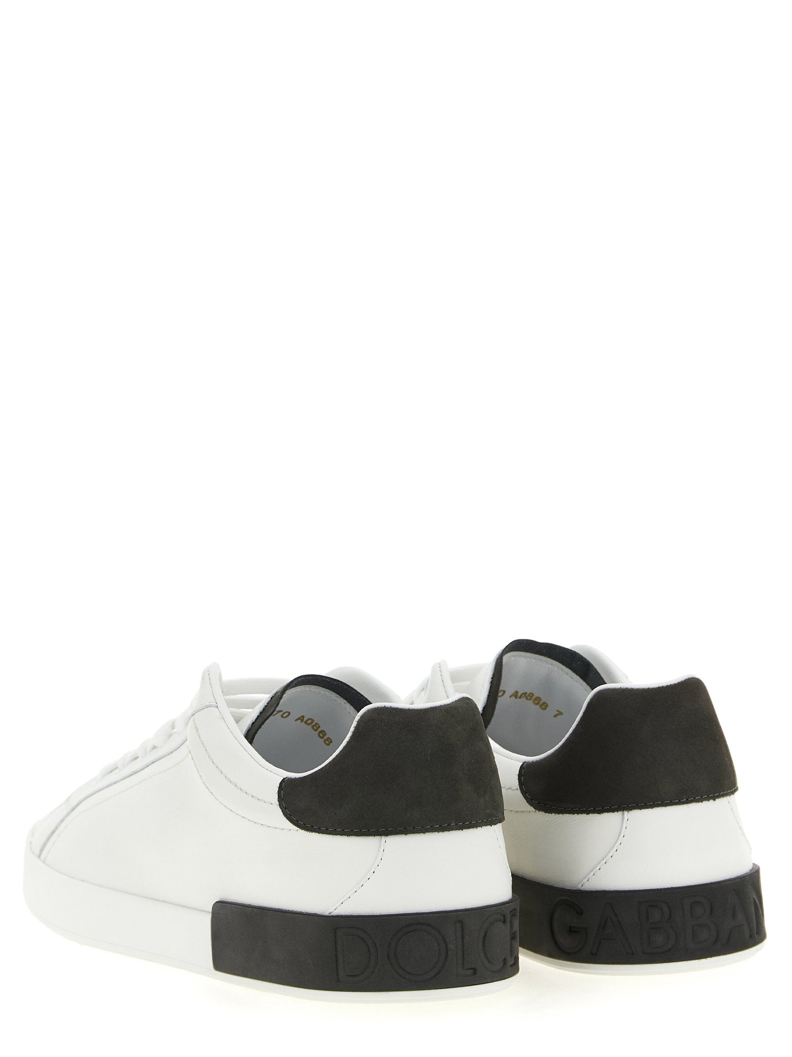 Dolce & Gabbana Portofino Leather Sneakers - view 2