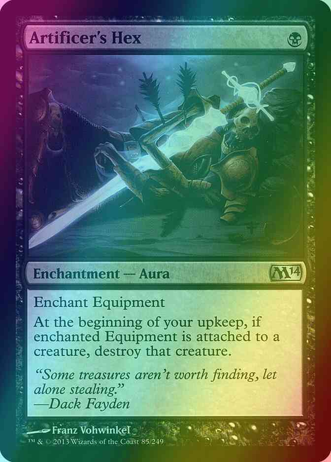 Hex 85 magic – Artificer's Hex [85] [Magic 2014] [Foil]