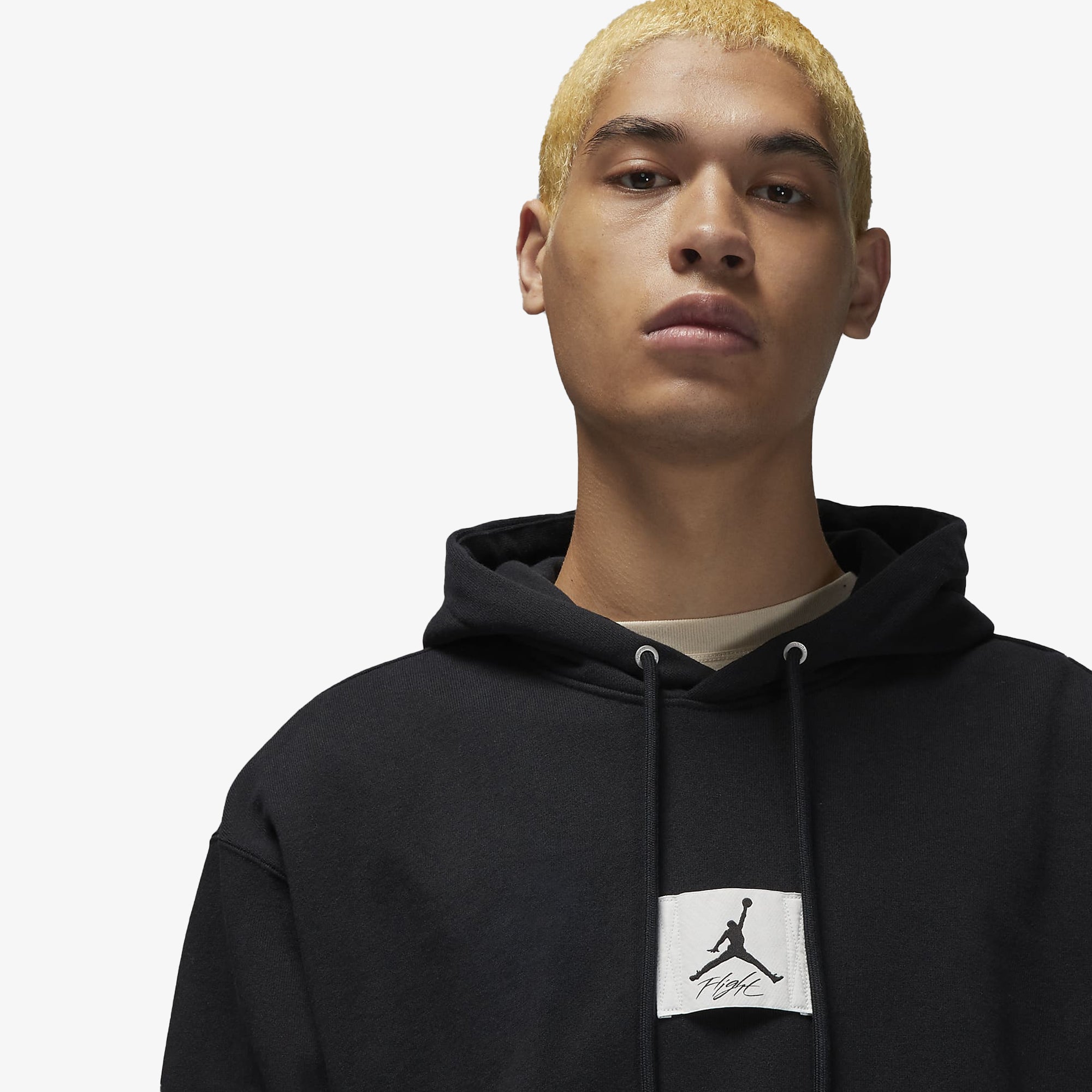 Jordan | FLIGHT FLEECE { BLACK/SAIL - view 2