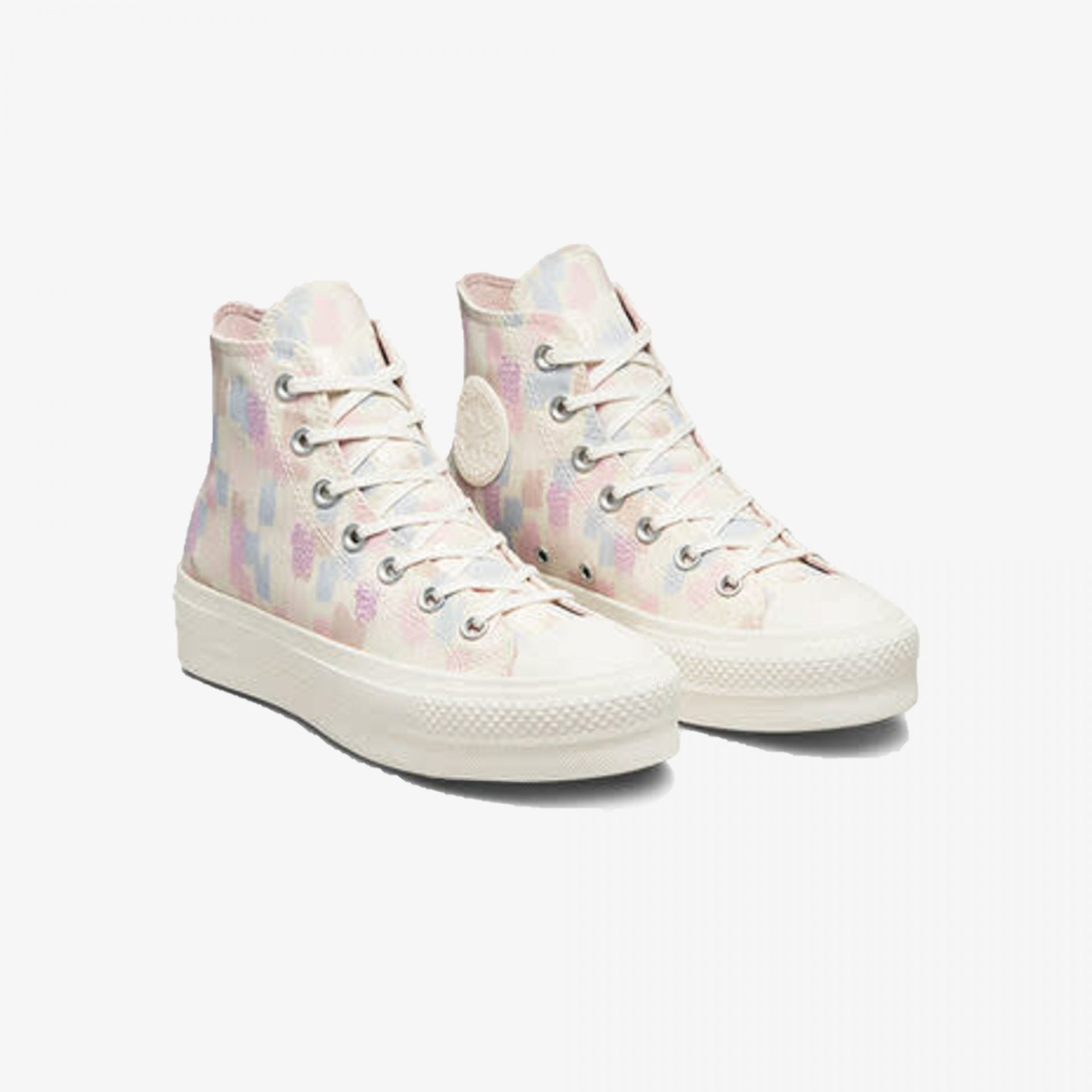 Converse | CHUCK TAYLOR ALL STAR LIFT HIGH TOP { EGRET/GRAVEL/ARCTIC PINK