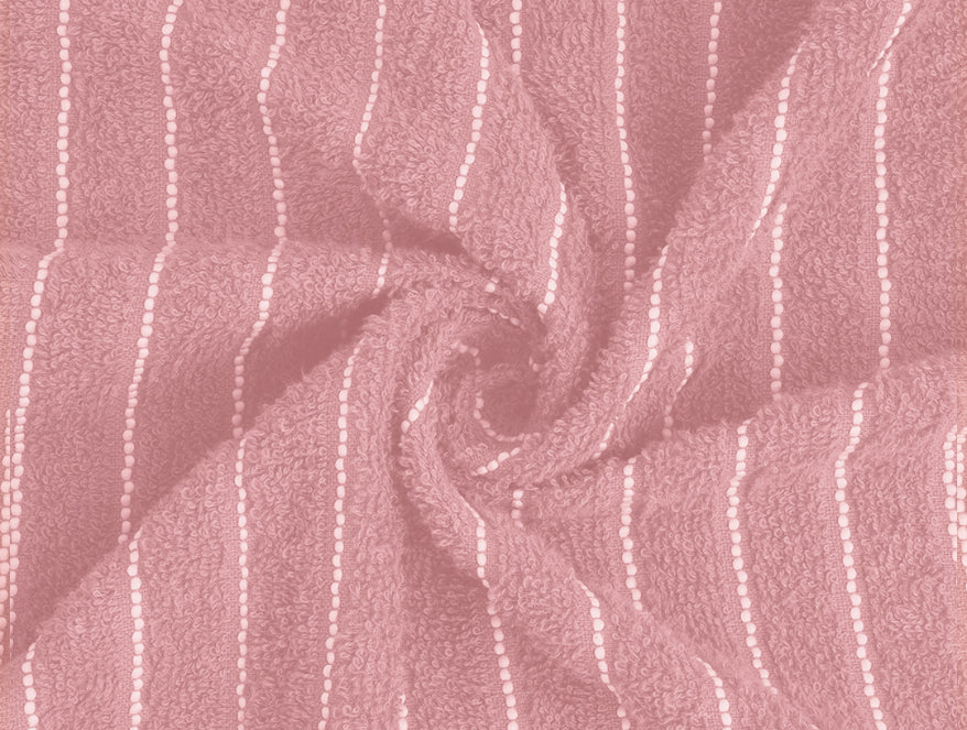 Spaces India Parfait Pink - Blush 100% Cotton Bath Towel - 2-In-1 By Welspun - view 5