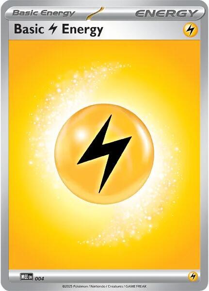 Pokémon Basic Lightning Energy - 004 - Common [mee-004] [Non-Holo]
