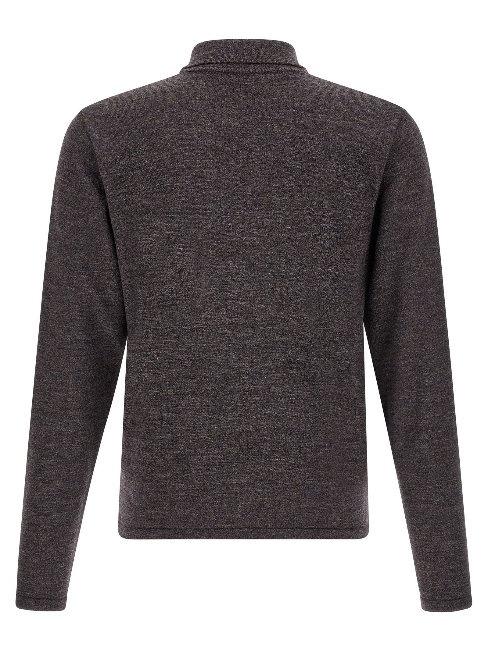 Lemaire Mouliné Wool Polo Shirt – 100% wool - view 2