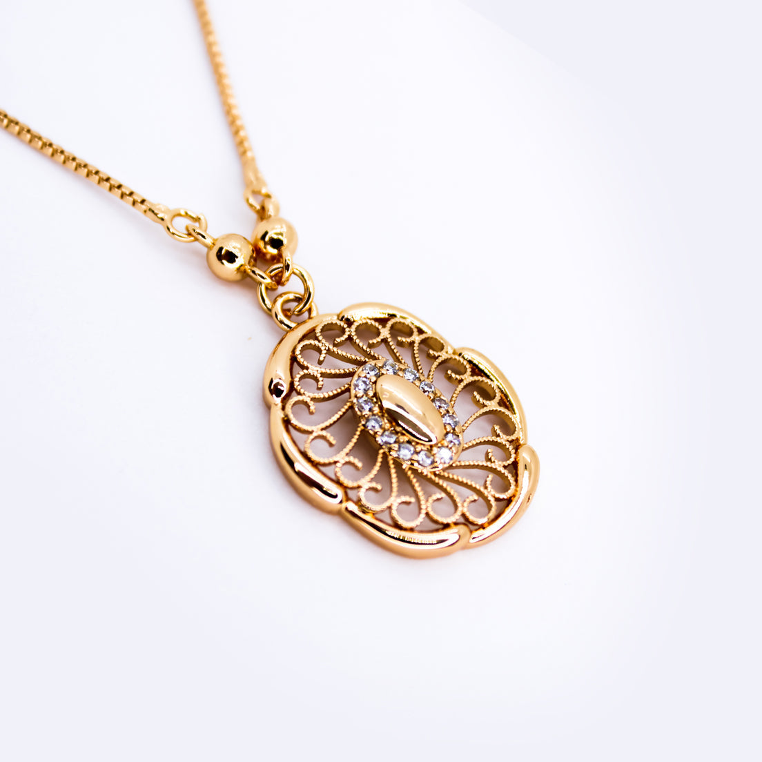 Branta Fancy Diamond Necklace For Women - view 4