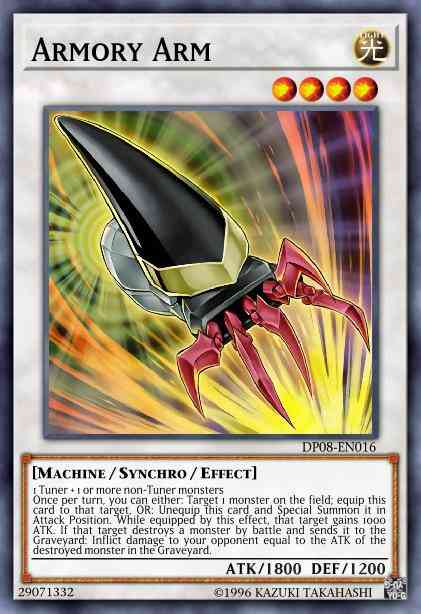 Yu-Gi-Oh! Armory Arm - DP08-EN016 - Ultra Rare - Unlimited