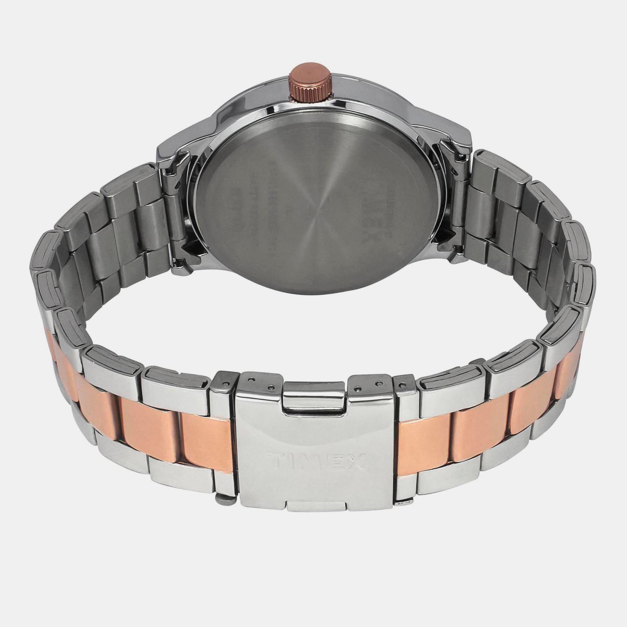 Timex E Class Men Quartz Black Dial Analog Stainless Steel Watch TWEG19919 - view 2