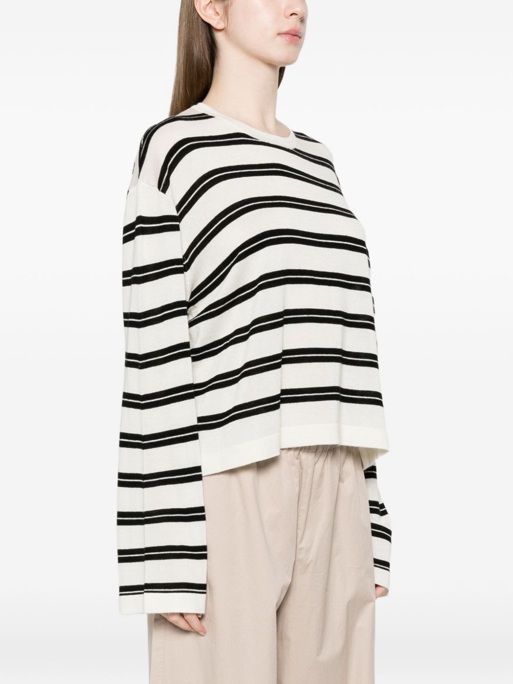 Soft Goat Cashmere and silk blend sweater – Silk 56%, Cashmere 44% - view 3