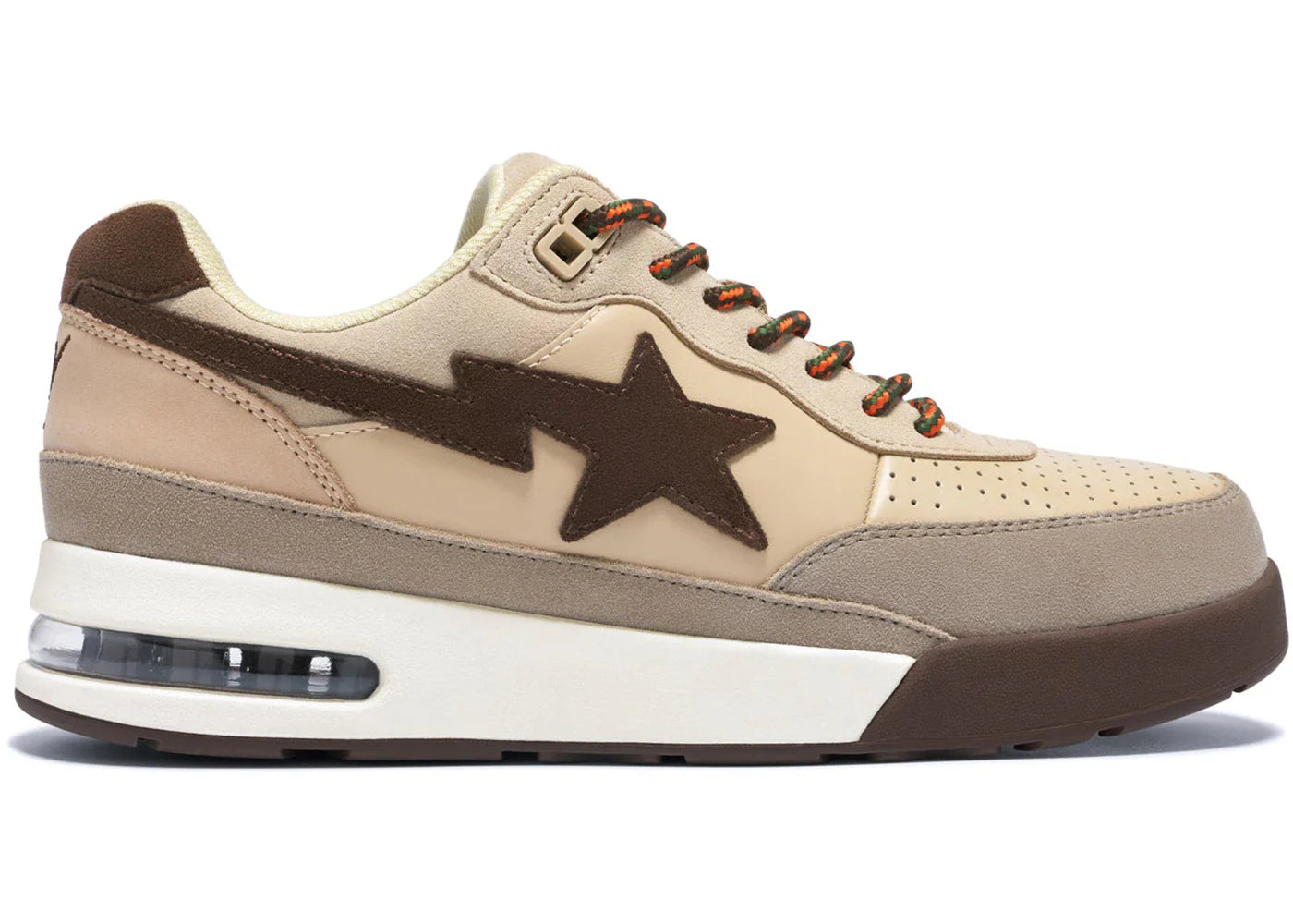 BAPE A Bathing Ape Road Sta #1 Beige Brown