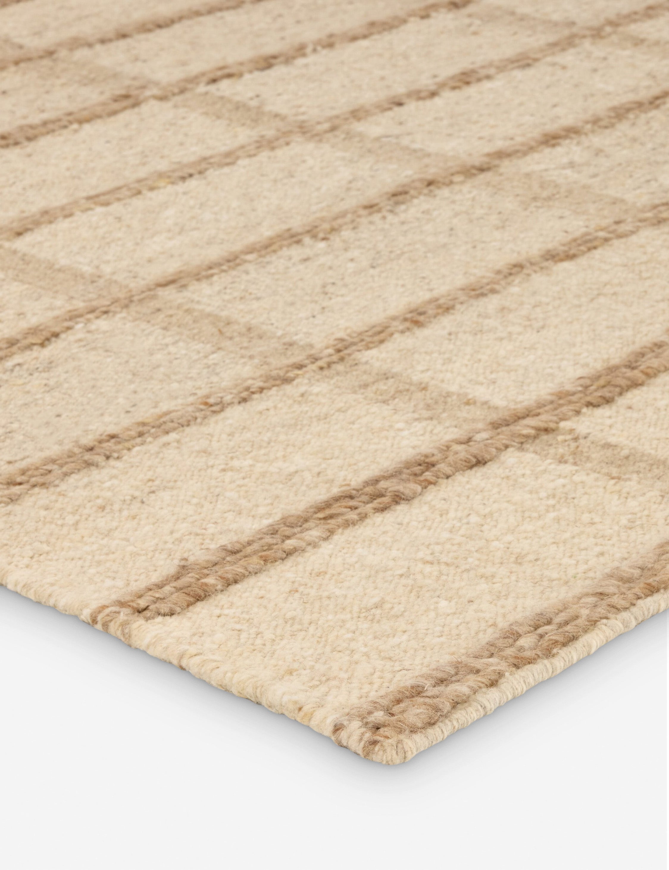 Lulu and Georgia Chambers Handwoven Wool Rug – Ivory - view 3