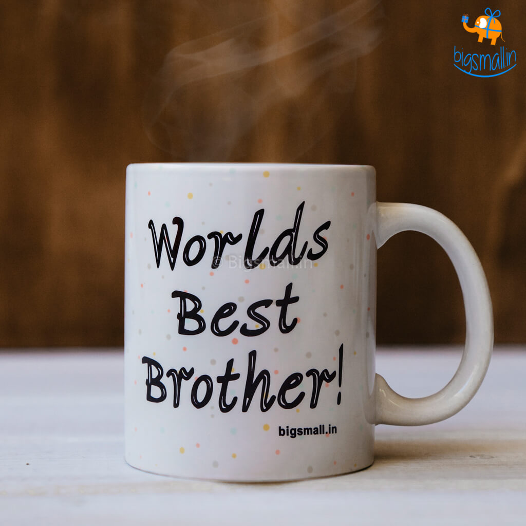 Bigsmall_piu World Best Brother Rakhi Coffee Mug