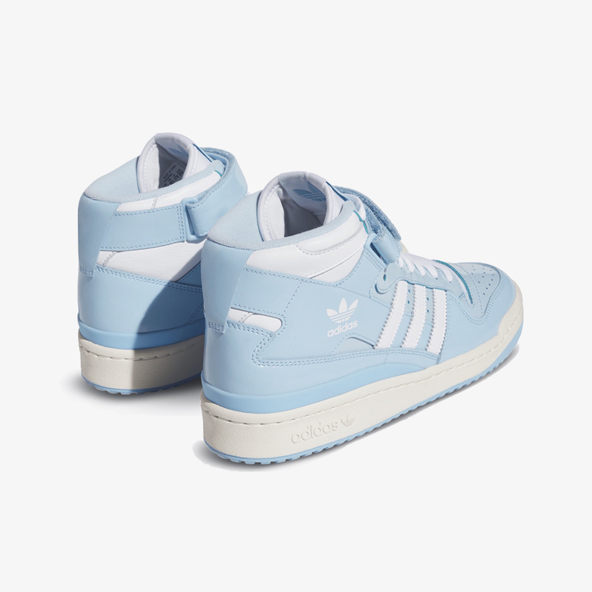 Adidas Originals | FORUM MID { CLEAR SKY/FTWR WHITE/CREAM WHITE - view 2