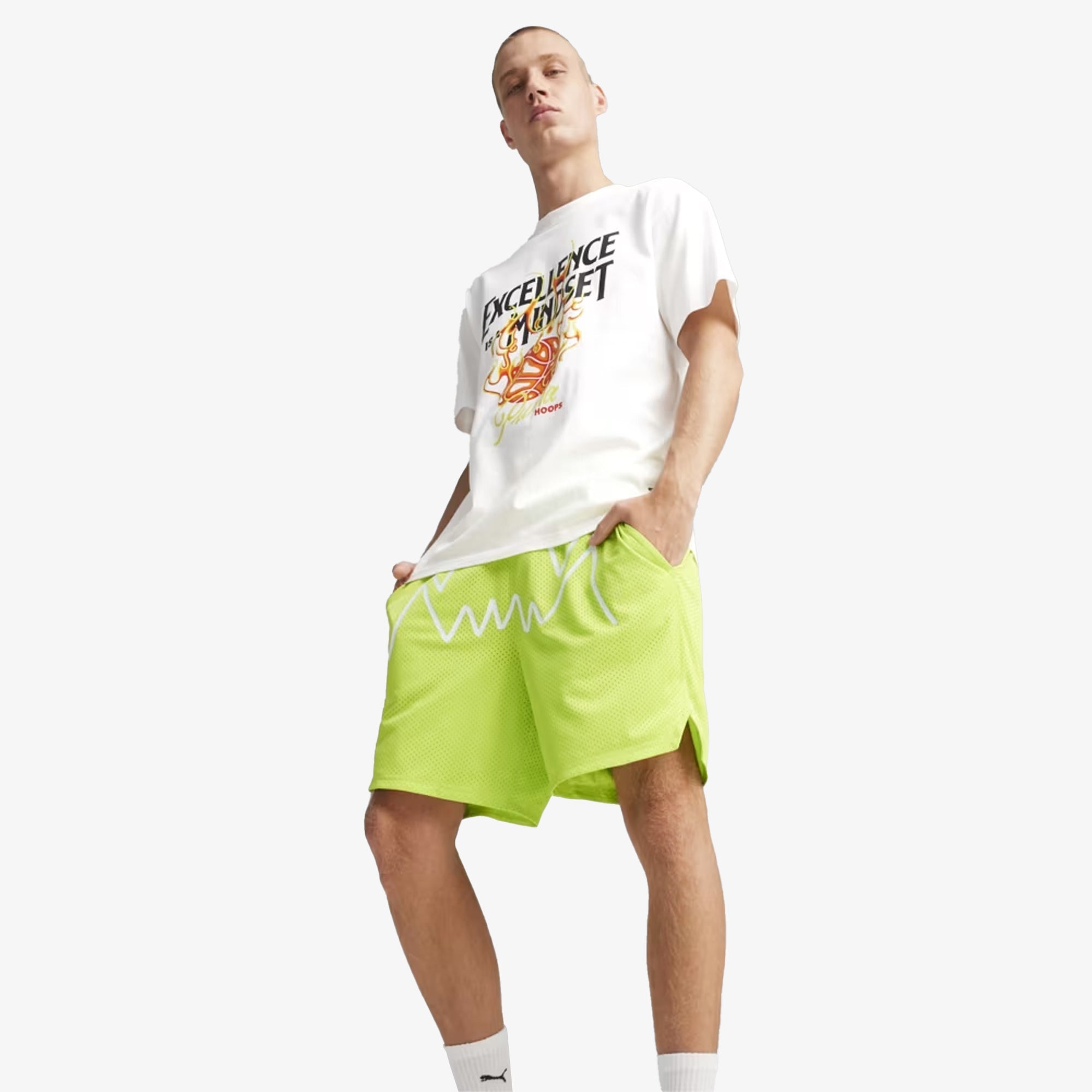 Puma | HOOPS EXCELLENCE BASKETBALL TEE { WHITE