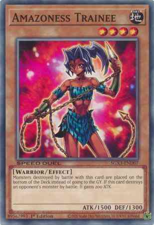 Yu-Gi-Oh! Amazoness Trainee - SGX3-END07 - Common - 1st Edition