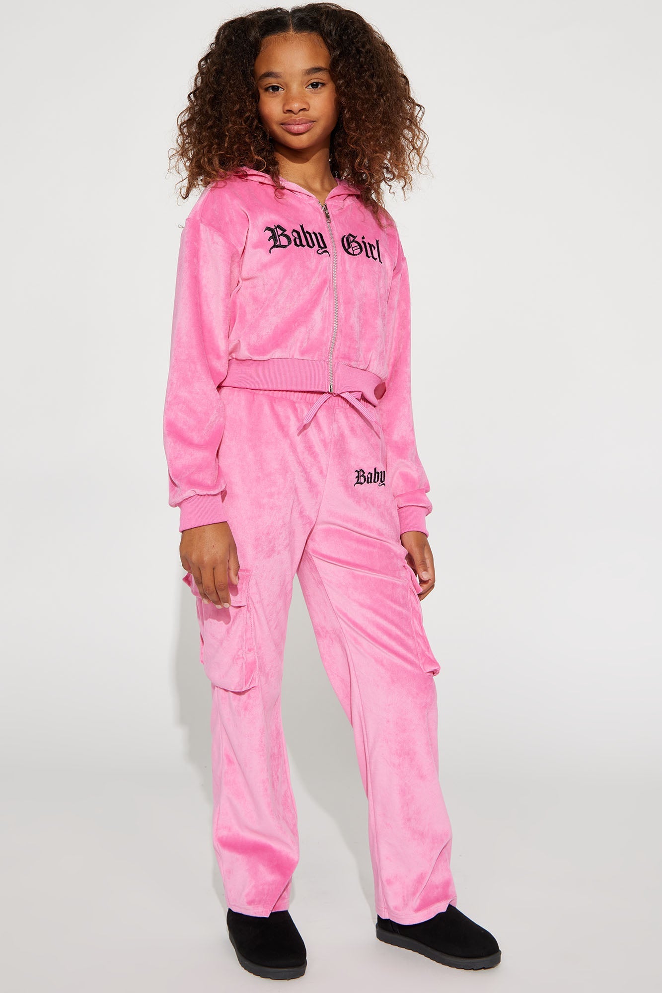 BlackTree Baby Girl Velvet Pant Set