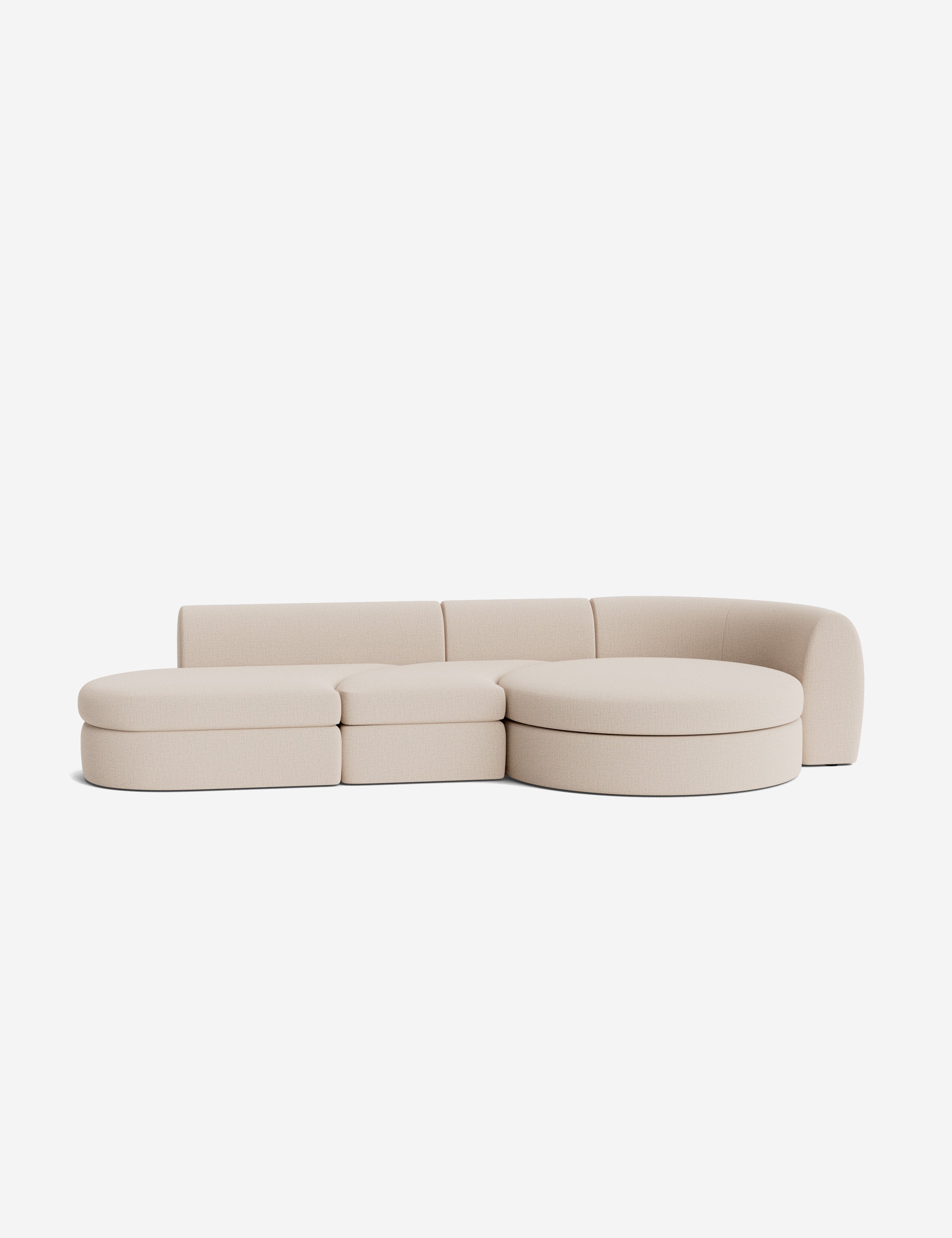 Lulu and Georgia Buckley Modular Chaise Sectional Sofa - view 176