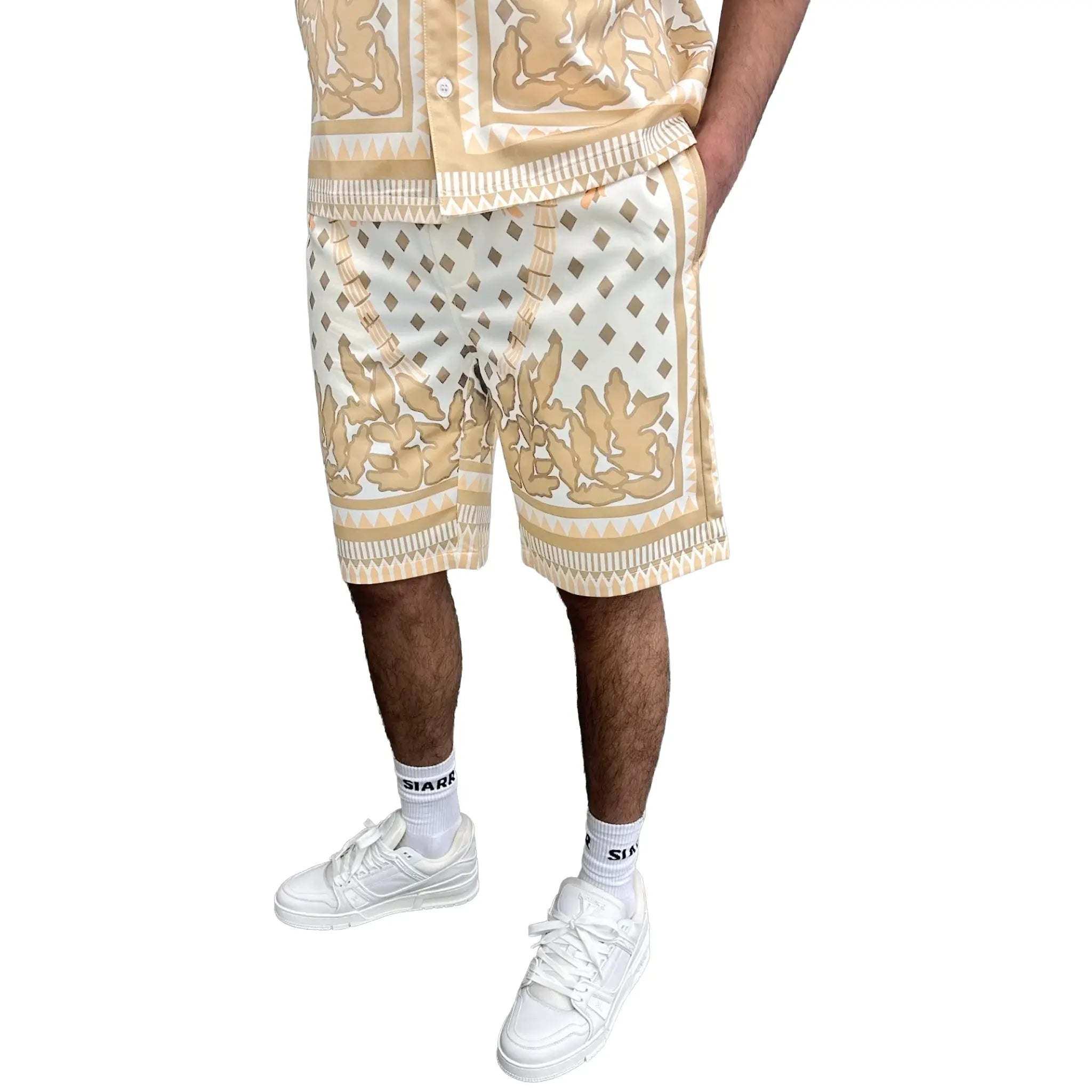 SIARR Beefa Beige Shorts - view 4
