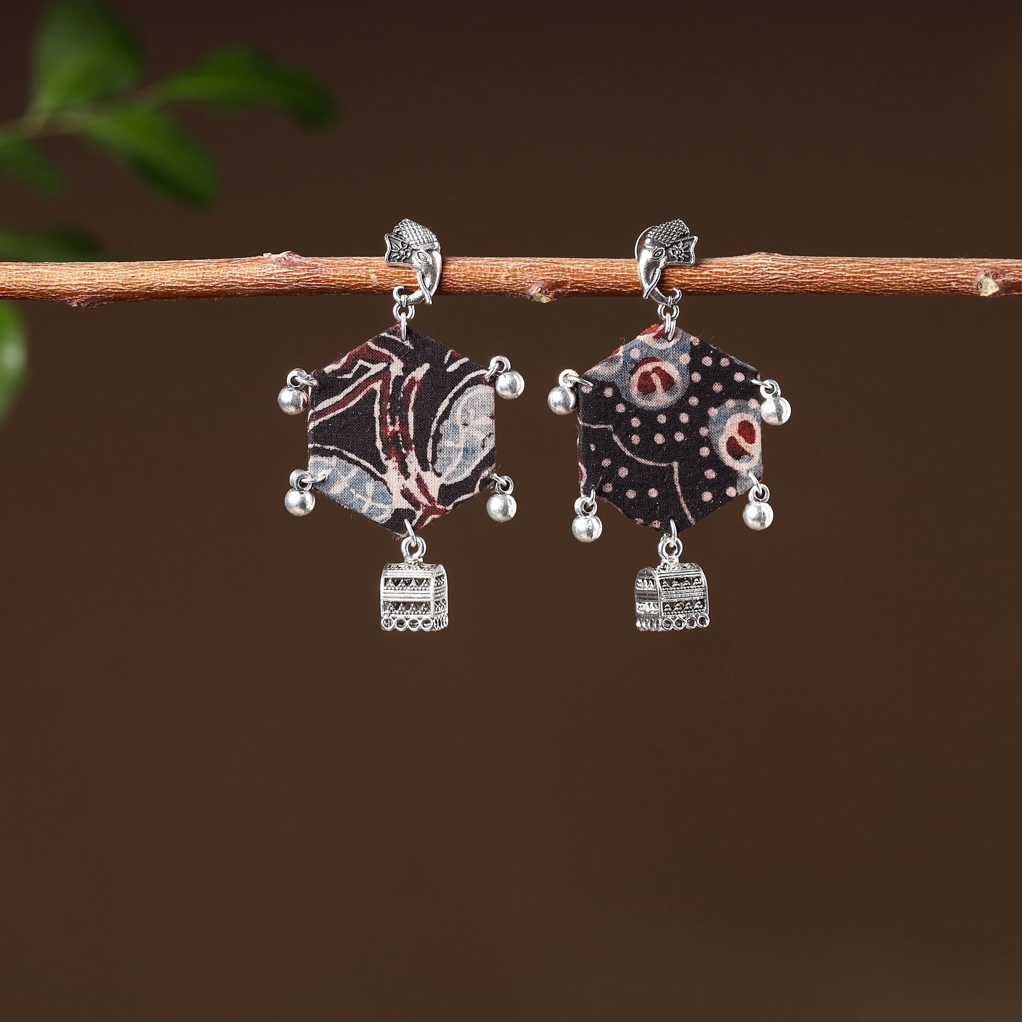 JALPARI Alisha Handcrafted GS Fabart Earrings