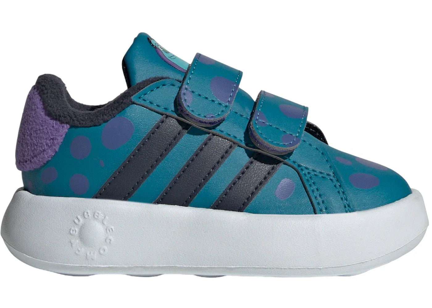 adidas Grand Court 2.0 Disney Sulley Active Teal Legend Ink Purple Rush (TD)