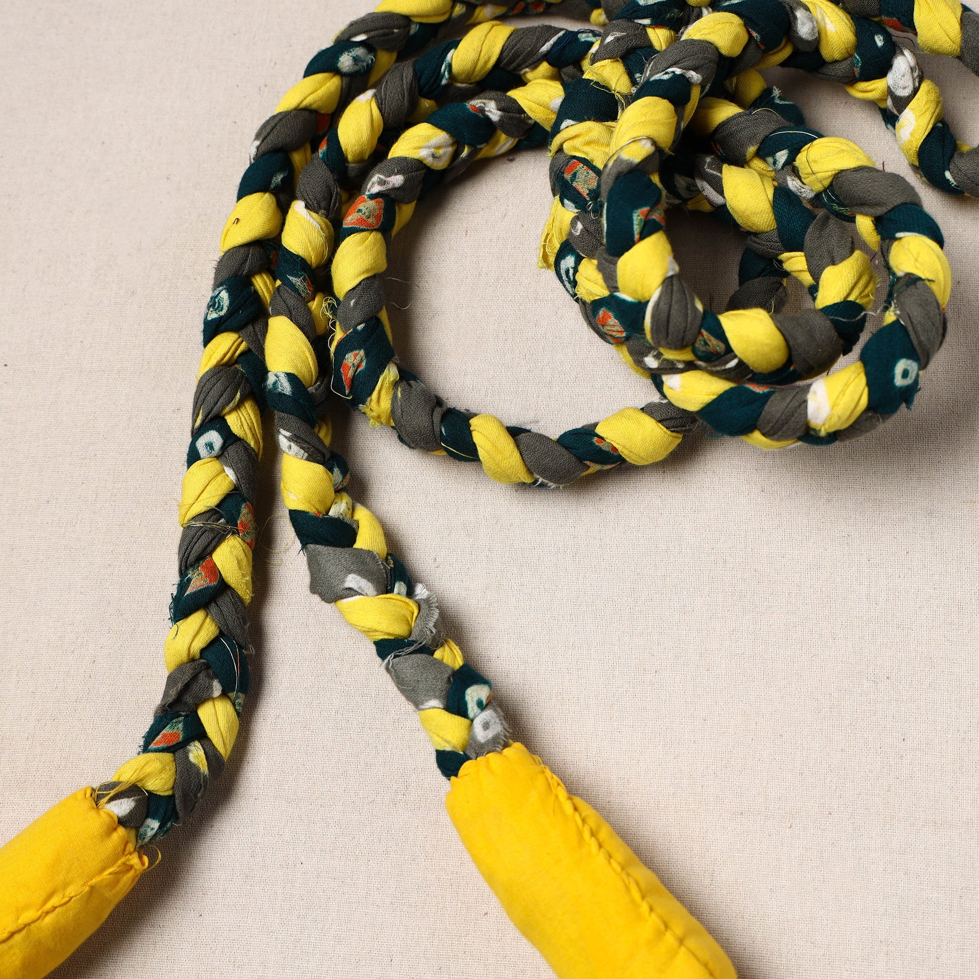 NOORI BAZAR Handmade Upcycled Fabric Skipping Rope 35 - view 4