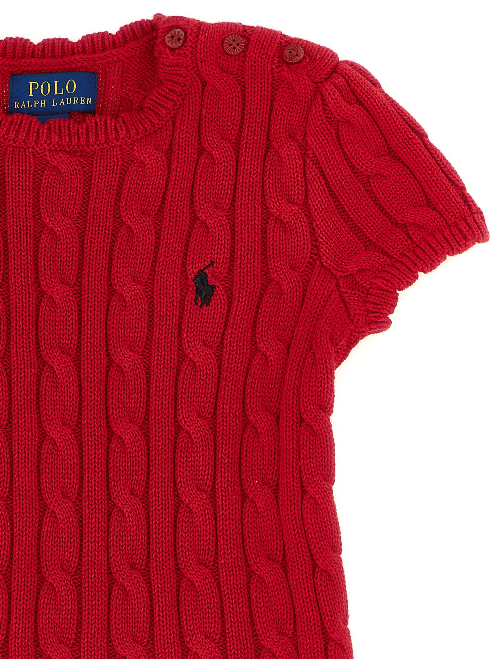 Polo Ralph Lauren Braided Knit Dress – 100% cotton - view 3