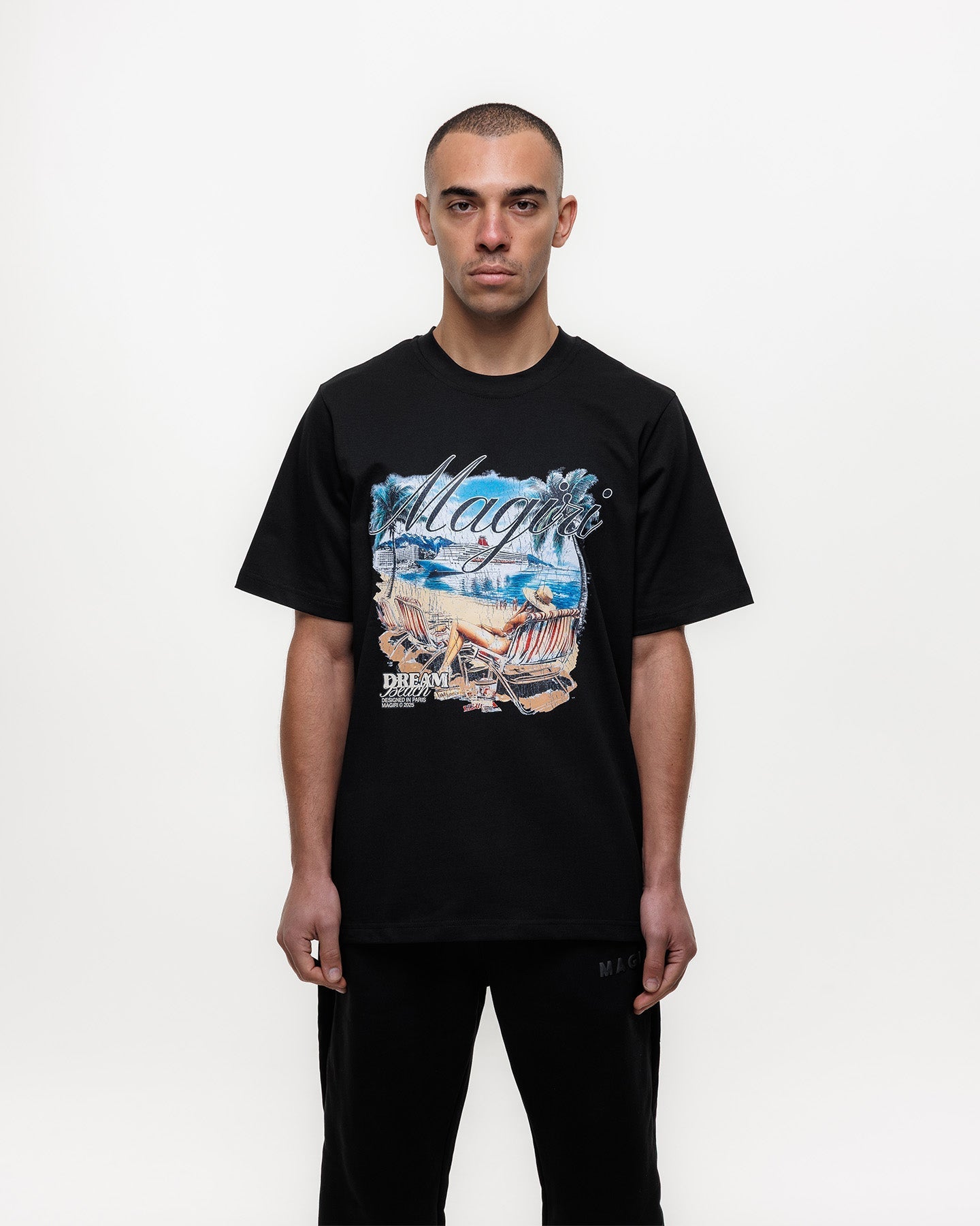 MAGIRI Dream Beach Printed Black T-Shirt - view 4