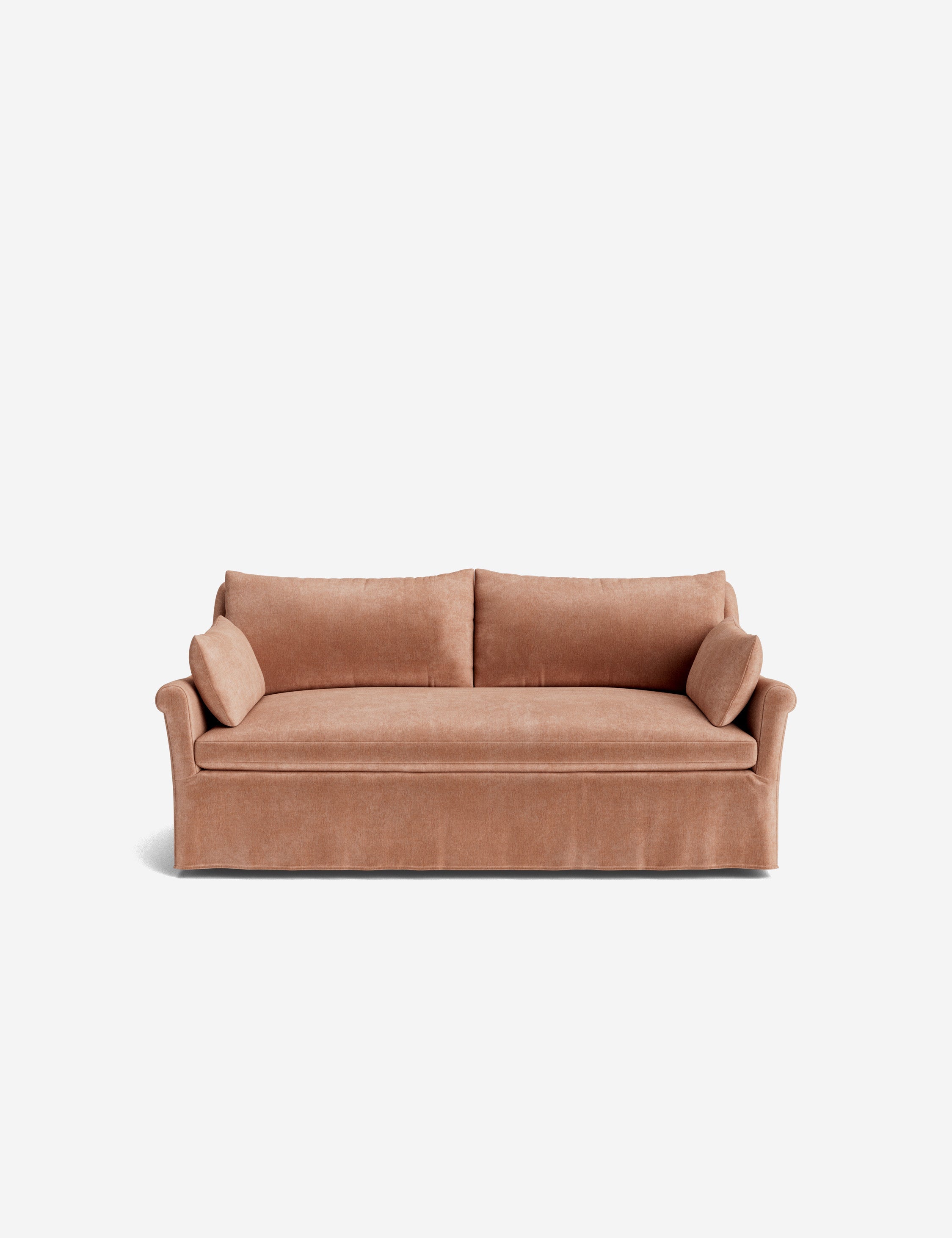 Lulu and Georgia Portola Rolled Arm Luxe Depth Slipcover Sofa